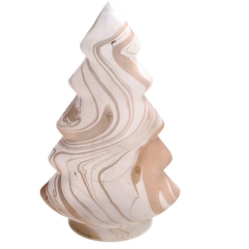 Tognana Staklena LED jelka Christmas Dripping, 25 cm, Bež Cene