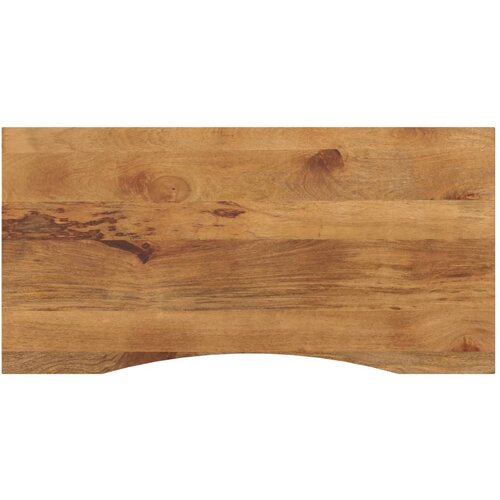 VidaXL Ploča za radni stol zaobljena 110x60x2,5 cm od drva manga Slike
