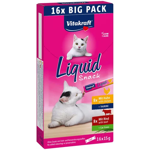 Vitakraft Cat Liquid-Snack Multipack - 16 x 15 g