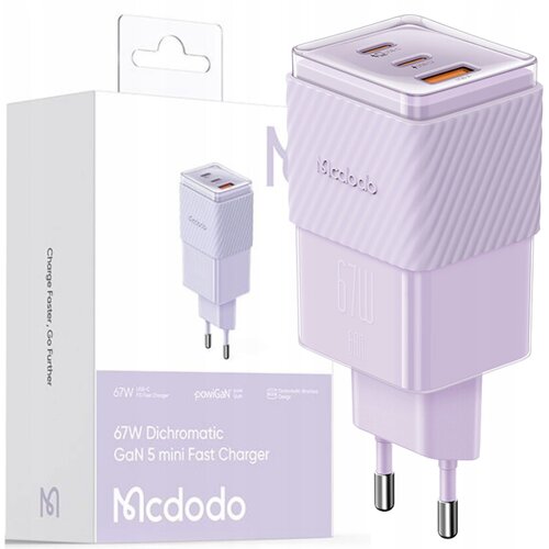 McDodo HITRI POLNILEC NAPAJALNIK CUBE 3X USB-C PD USB-A GAN 67W, (21748325) Cene