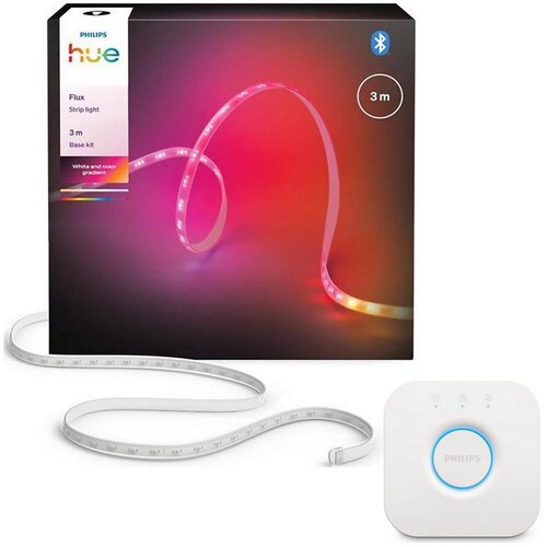 Philips LED RGBW prigu&amp;scaron;iva traka Hue FLUX 3m LED/12W/230V 2200-6500K + Hue bridge Slike