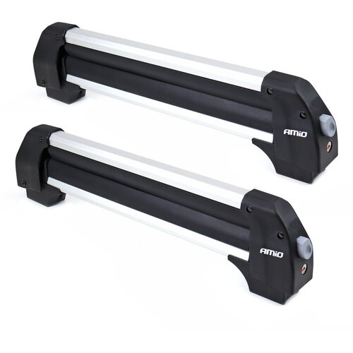 Amio SSR-01S krovni nosač za skije i snowboard &ndash; 4 para skija / 2 snowboarda, 57 cm Opis proizvoda Cijene