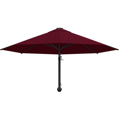  Zidni suncobran s metalnom &amp;scaron;ipkom 300 cm bordo Slike