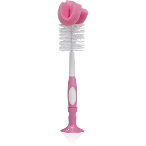 Dr.browns Bottle Brush krtača set krtačk za či&amp;scaron;čenje stekleničk in cucljev Pink 1 kos Slike