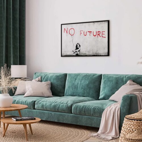  Plakat - No Future 42x29.7 Crni okvir Cene