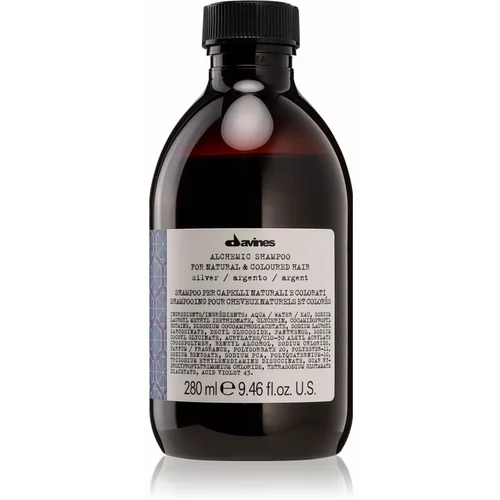 DAVINES Alchemic Shampoo Silver hranjivi šampon za naglašavanje boje kose 280 ml