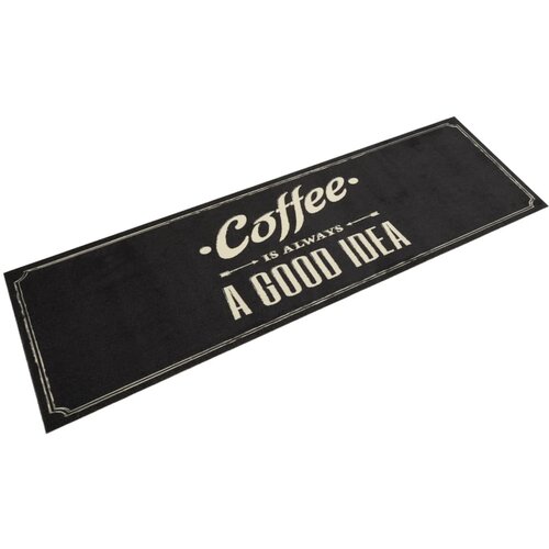  Kuhinjski tepih perivi s natpisom Coffee 45 x 150 cm bar&amp;scaron;unasti Slike