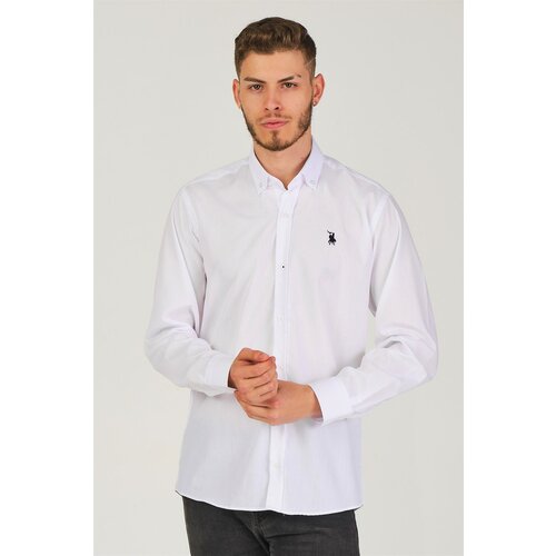 Dewberry G725 MEN'S SHIRT-SNOW WHITE Cene