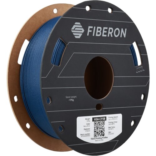 Polymaker Fiberon&amp;trade; ASA-CF08 Navy Blue - 1,75 mm / 500 g Slike