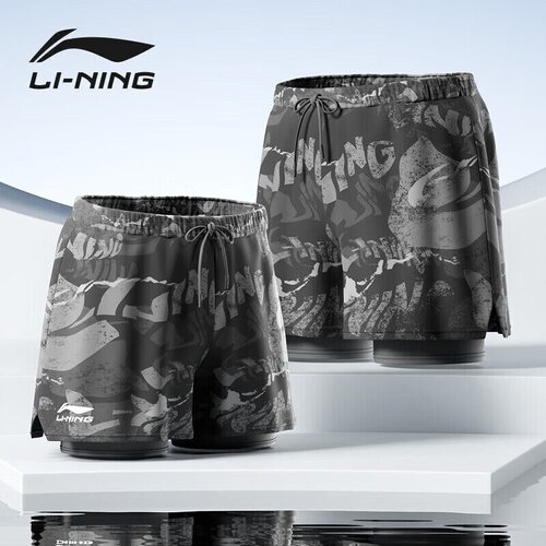 Li-Ning Mu&scaron;ki kupaći &scaron;orts 3901, Crni Cene