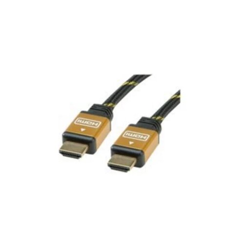 Roline HDMI priključni kabel HDMI A utikač 7.50 m crna, zlatna 5504-04-11T00:00:00.000+02:00 dvostruko zaštićen, pozlaće Cijene