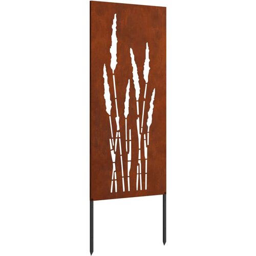  Privatnost u vrtu Cvjetni Rđa 50 x 140 cm Otporni čelik - Otporni čelik Trava 50 x 140 cm Cene