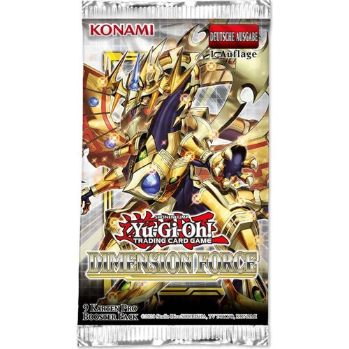 Yugioh karte Dimension force paketek Slike