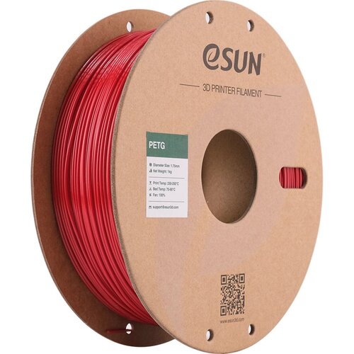eSUN PETG CRVENA (Fire Engine Red) 1kg 1.75mm PaperRoll (PETG-P175FR1) Cene