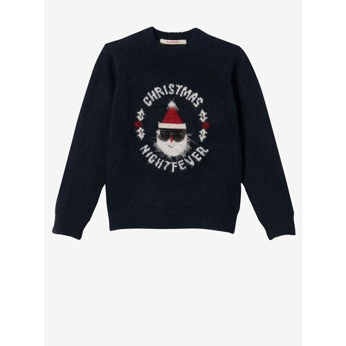Camaieu Black girls&amp;#039; sweater with Christmas motif - Girls Slike