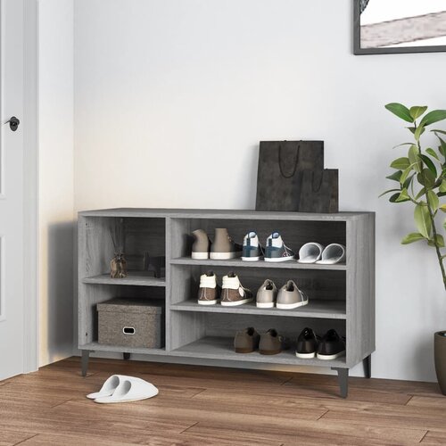 The Living Store Omarica za čevlje siva sonoma 102x36x60 cm inženirski les - Omarica Za Čevlje, (21434080) Cene