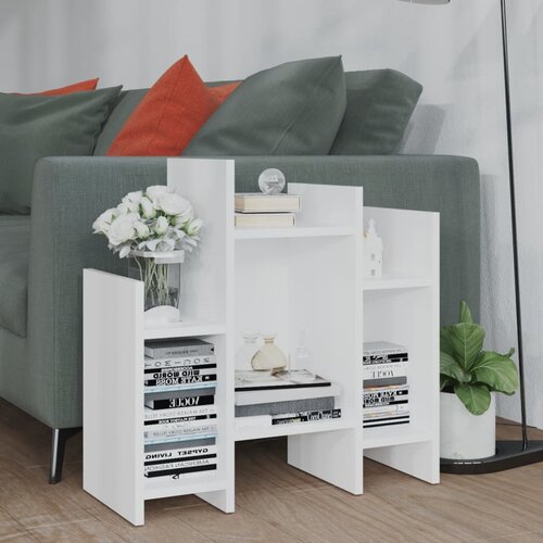 VidaXL Bočni ormarić bijeli 60 x 26 x 60 cm od iverice Slike