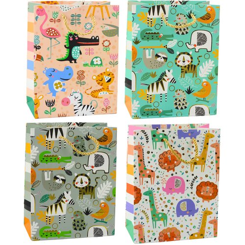  Safari Animals Paper Gift Bag 23 x 18 x 10.5 cm Slike