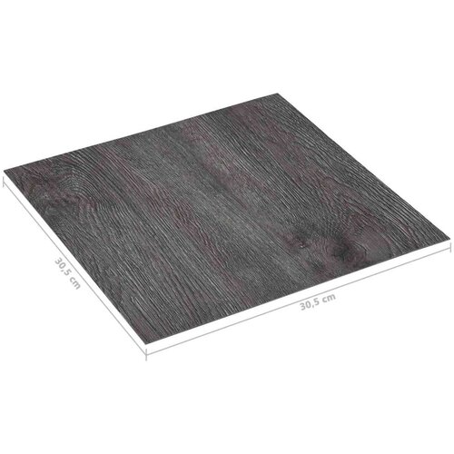  Podne daske 55 pcs Smeđa 5 11 m&amp;sup2; PVC - Crna i siva Slike