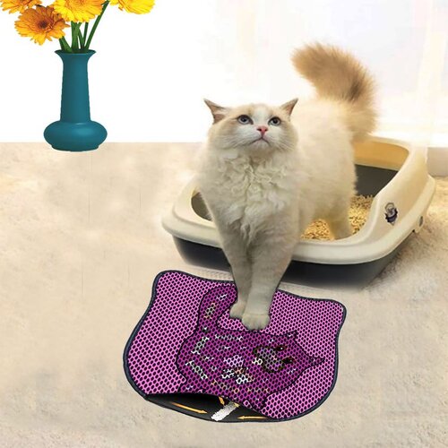 WALLXPERT Kdkafa0214 multicolor cat litter mat Cene