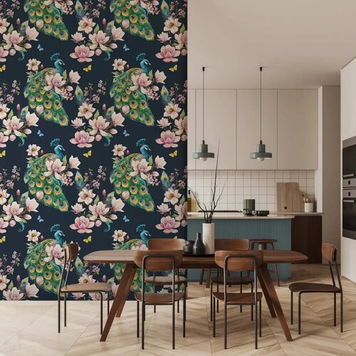  Tapeta - Magnolias and Peacocks 50x1000 Vodootporna Cene