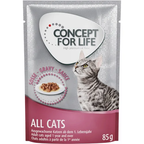 Concept for Life All Cats - v omaki - Varčno pakiranje: 48 x 85 g