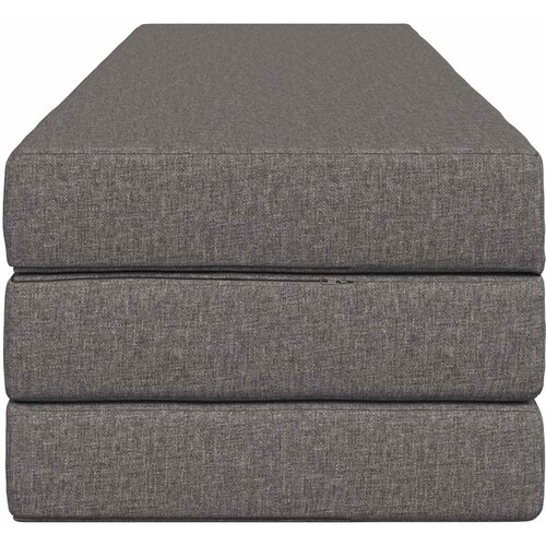 SOFA na razvlačenje 180 x 67 x 45 cm Svjetlosiva Slike