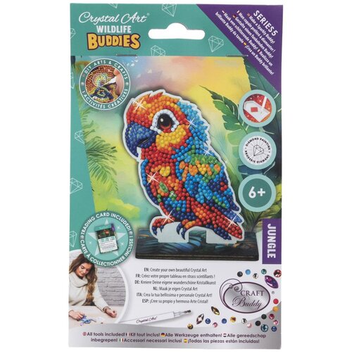 Craft Buddy slikanje s kristalima Papiga Slike