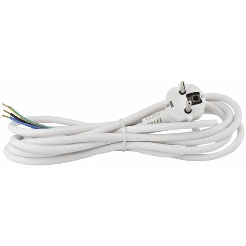 Emos vrvica 3X1.5 H05VV-F 3G pvc 3M šuko kotni vtikač bela Cene