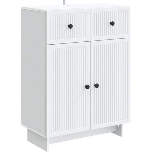 vidaXL Kreveta Bijela 66 x 34 5 x 90 cm Konstruirano drvo - Bijela Cijene