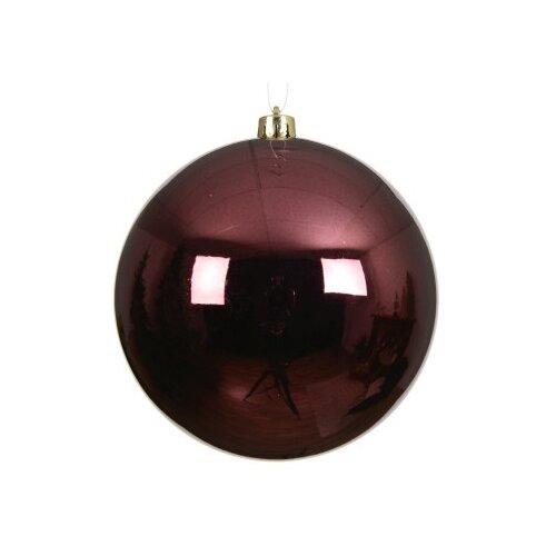 Novogodišnja dekoracija - hanging bauble 14cm 022735 - maroon - kmg ( 044414 ) Cene