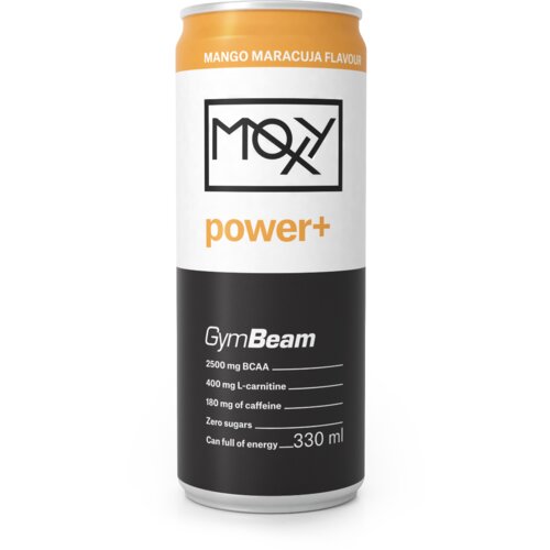 GymBeam MOXY Power+ Energy Drink 330 ml mango - marakuja Slike