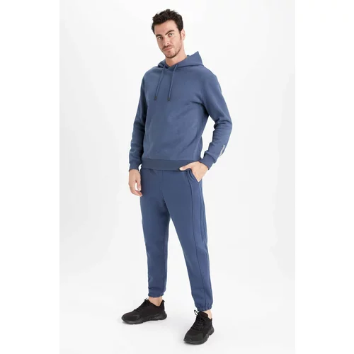 DEFACTO Standard Fit Thick Sweatshirt Fabric Rib Hem Jogger