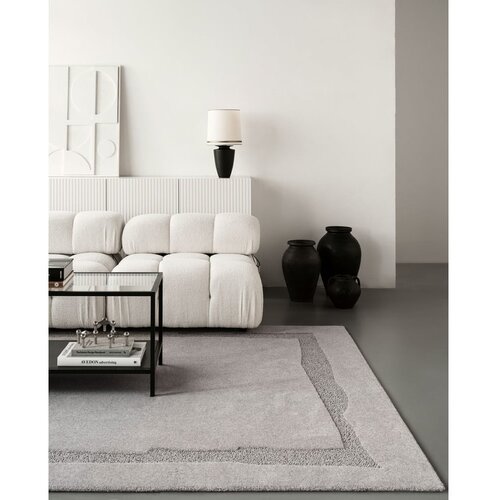 Agnella Siva volnena preproga 200x300 cm Morphic Rocca &amp;ndash; Slike