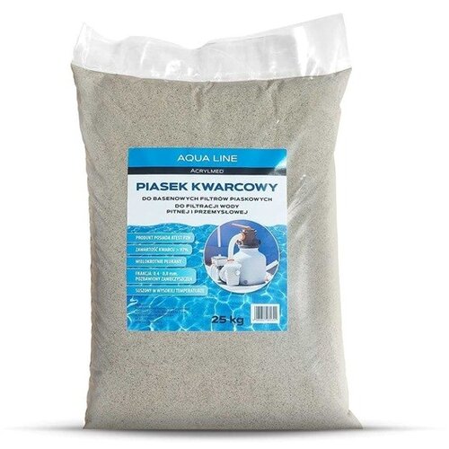 ACRYLMED Quartz sand for swimming pool filters, 25 kg Slike