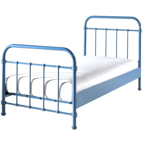 Vipack Plavi metalni dječji krevet New York, 90 x 200 cm Slike
