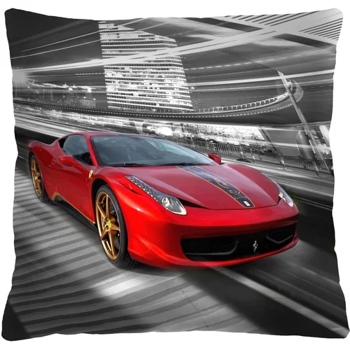 Bertoni Home Unisex's Square Pillow Ferrari