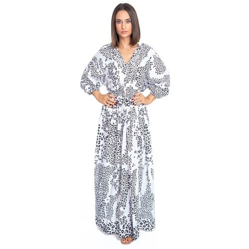Isla Bonita By Sigris Dolge obleke Dolga Midi Obleka Bela Slike