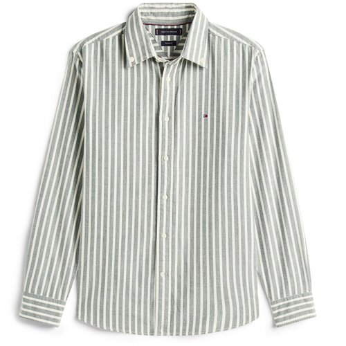 Tommy Hilfiger Srajca svetlo zelena / bela Slike