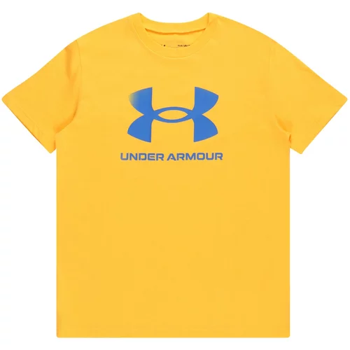 Under Armour Tehnička sportska majica plava / žuta