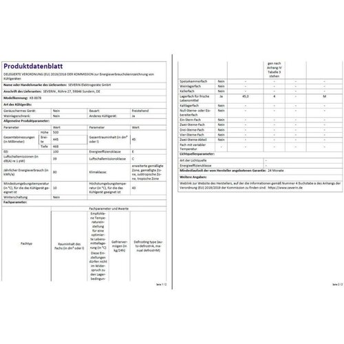  Hladilna skrinja s hladilnim predalom KB 8878, (5000563030) Slike
