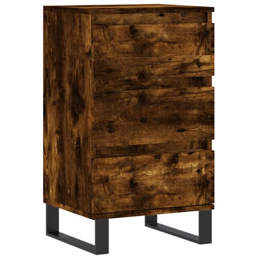 Maison Chic Komoda - Predalnik dimljeni hrast 40x35x70 cm inženirski les, (21718239) Cene