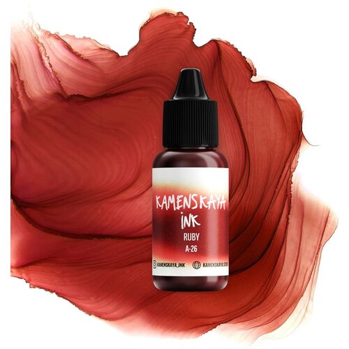  Alkoholno mastilo KAMENSKAYA A-LINE 15ml A-26 ruby Cene