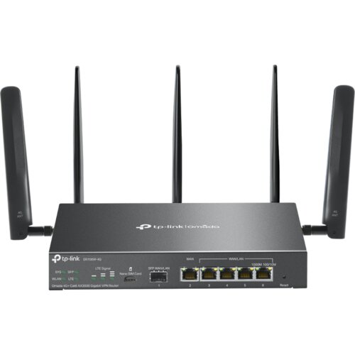 Tp-link ER706W-4G Omada 4G+ Cat6 AX3000 Gigabit VPN Router, 1× G SFP WAN/LAN, 1× G RJ45 WAN, 4× G... Cijene