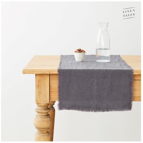 Linen Tales Laneni namizni tekač 200x40 cm - Linen Tales Slike