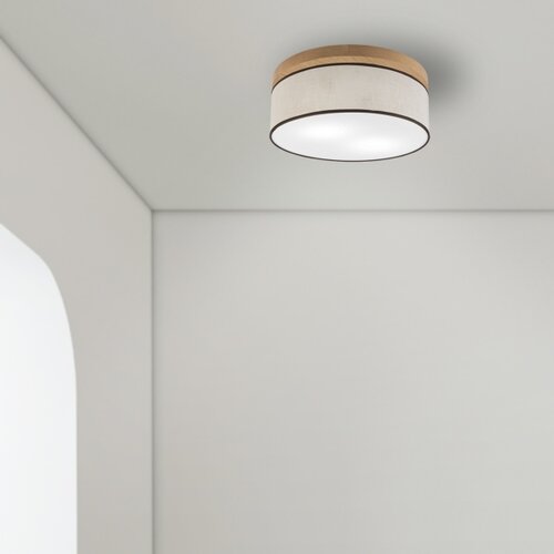  Brilagi - LED stropno svetlo BELLADONNA 2xE27/15W/230V prečnik 40 cm krem/hrast Slike