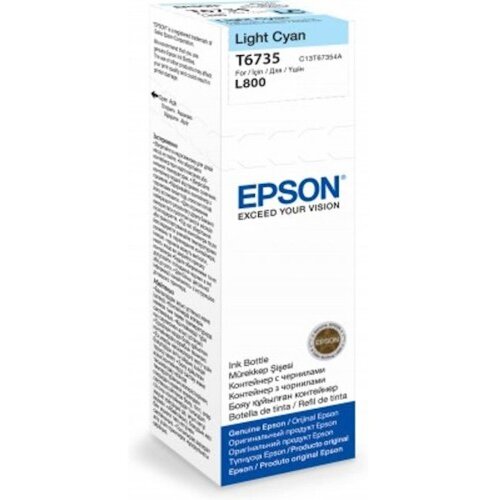 Epson ČRNILO SVETLA CYAN 673 STEKLENIČKA ZA L800, L805, L810, L850, L1800 70ml Cene