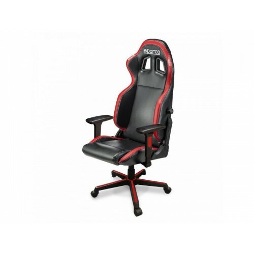 Sparco icon gejmerska stolica crno crvena Slike
