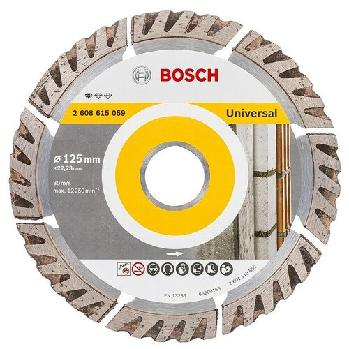 Bosch Dijamantna rezna ploča (Promjer rezne ploče: 125 mm, Debljina plohe: 2 mm) Cijene