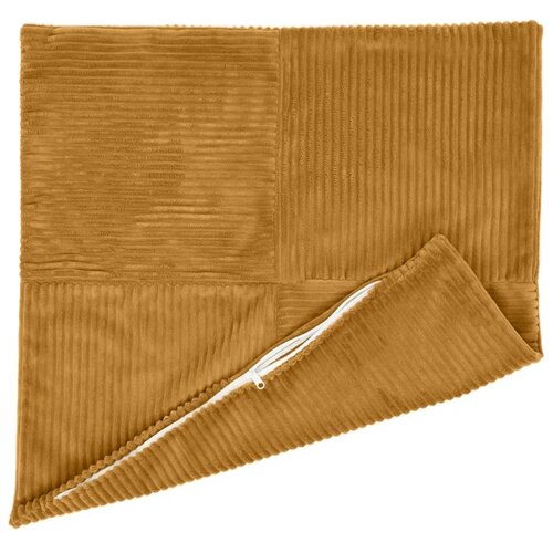  Presvlaka za jastuk 6 pcs ALMELO Žuta 70 x 70 cm Kord - Žuta 70 x 70 cm 6 Slike
